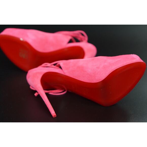 Christian Louboutin Lace Up NVP 120 Platform Ankle Wrap Sandals SZ 38.5 NIB $995 - Picture 11 of 12